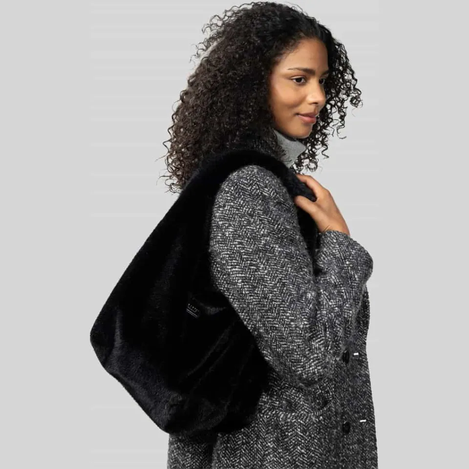 Barts Shopper in imitatiebont-look zwart, foto 2