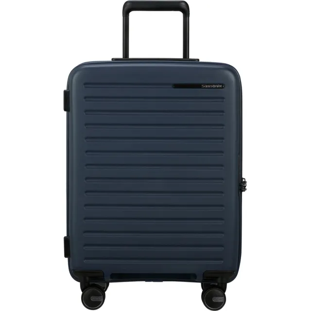 Samsonite Restackd Spinner handbagagekoffer donkerblauw MIDNIGHT