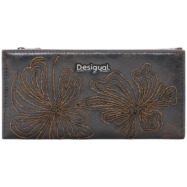 Desigual Mone Mistral Clarisa portemonnee donkerbruin