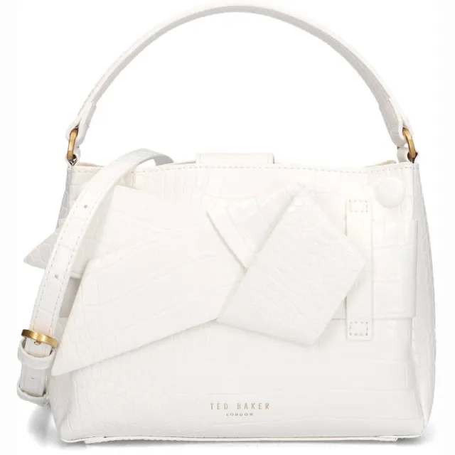 Ted Baker Ssansa Knot Bow mini handtas wit