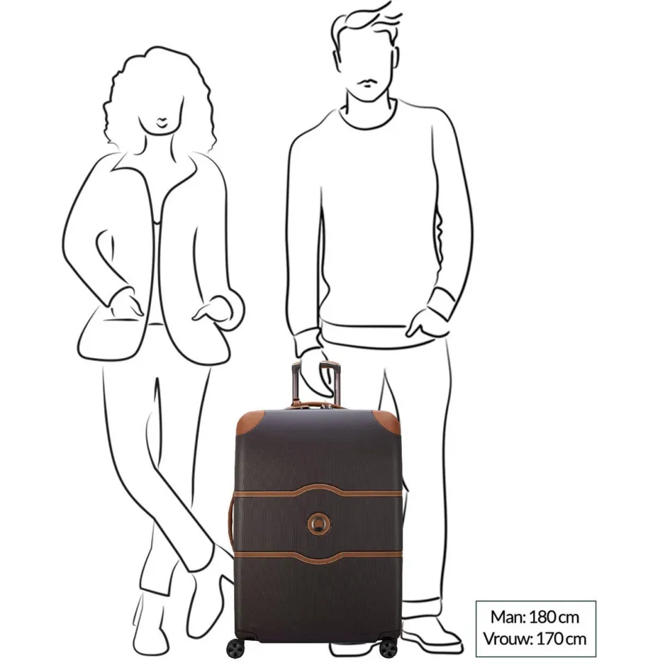 Delsey Chatelet Air 2.0 trolley donkerbruin, foto 4