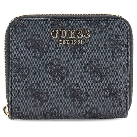 Guess Laurel ritsportemonnee grijs Print
