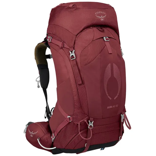 Osprey Aura AG 50 trekkingrugzak rood