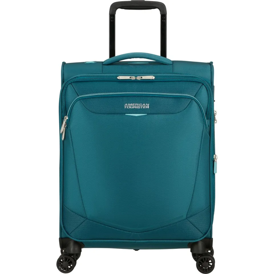 American Tourister Summerride spinner handbagagekoffer petrolgroen, foto 2