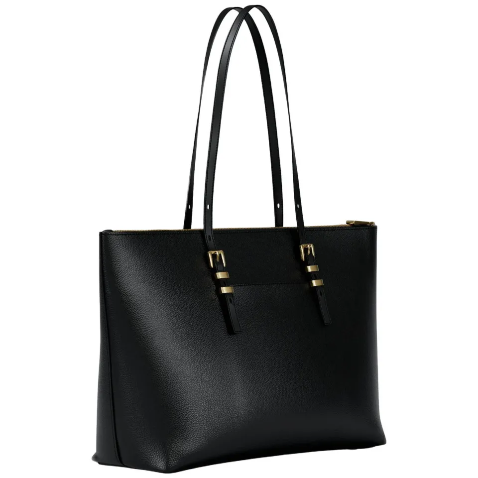 Michael Kors Quinn Large leren shopper zwart, foto 3