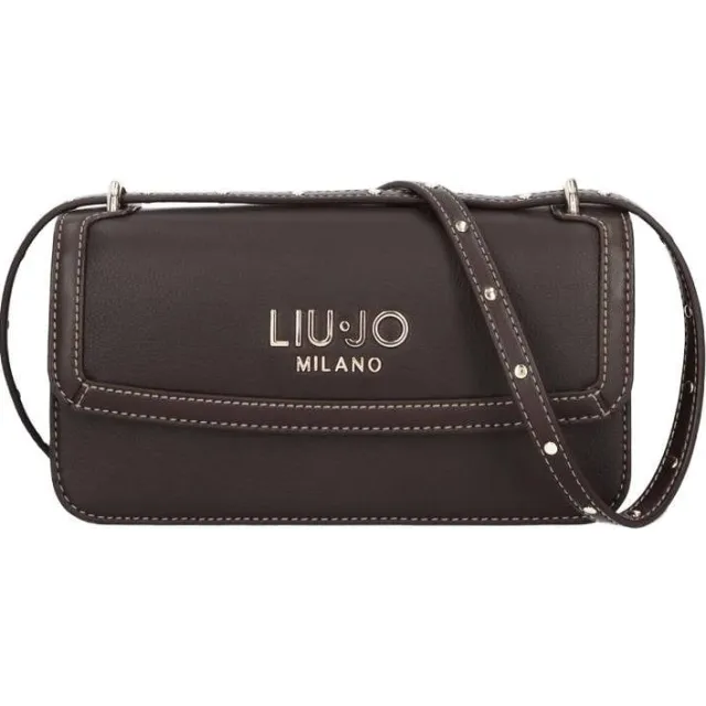 Liu Jo crossbody tas Evrim donkerbruin
