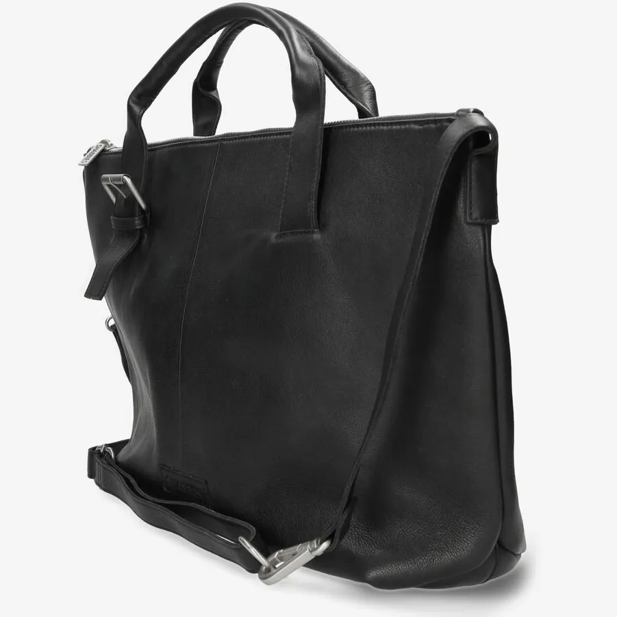 Shabbies Amsterdam Essie laptoptas zwart, foto 2