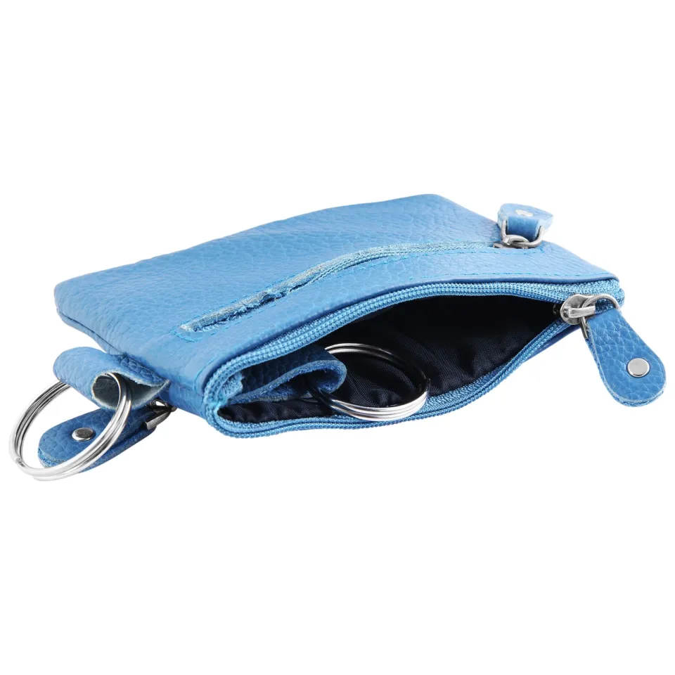 Excellanc sleuteletui leer blauw, foto 2