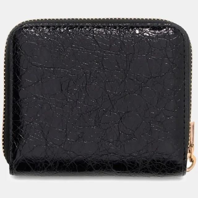 Guess Portemonnee Guess Antonia Slg Small Zip Around Zwart