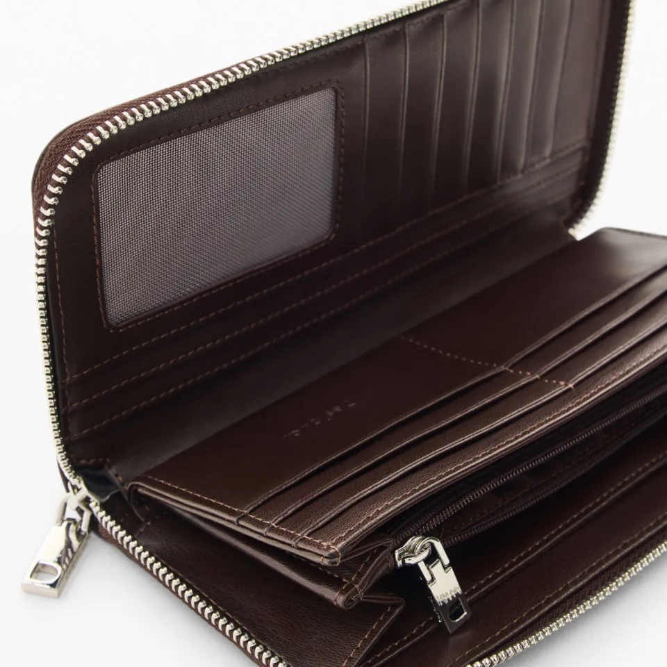 Desigual Mone Aurea Fiona Long Wallet bruin, foto 4