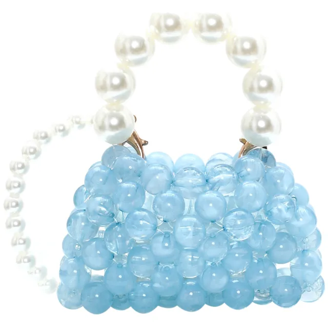 myMo at night handtas blauw blauw wit