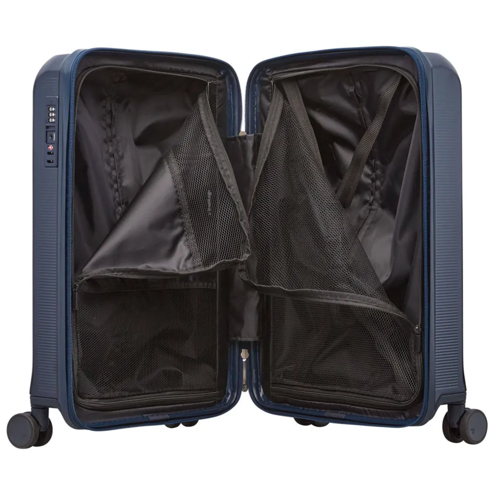 Travelbags The Flow Cabin Trolley koffer blauw, foto 2