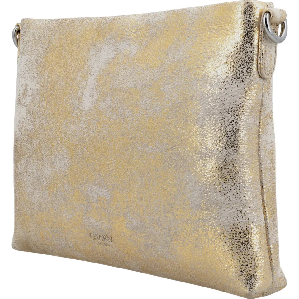 Charm London South Hill crossbody tas goudkleurig, foto 3