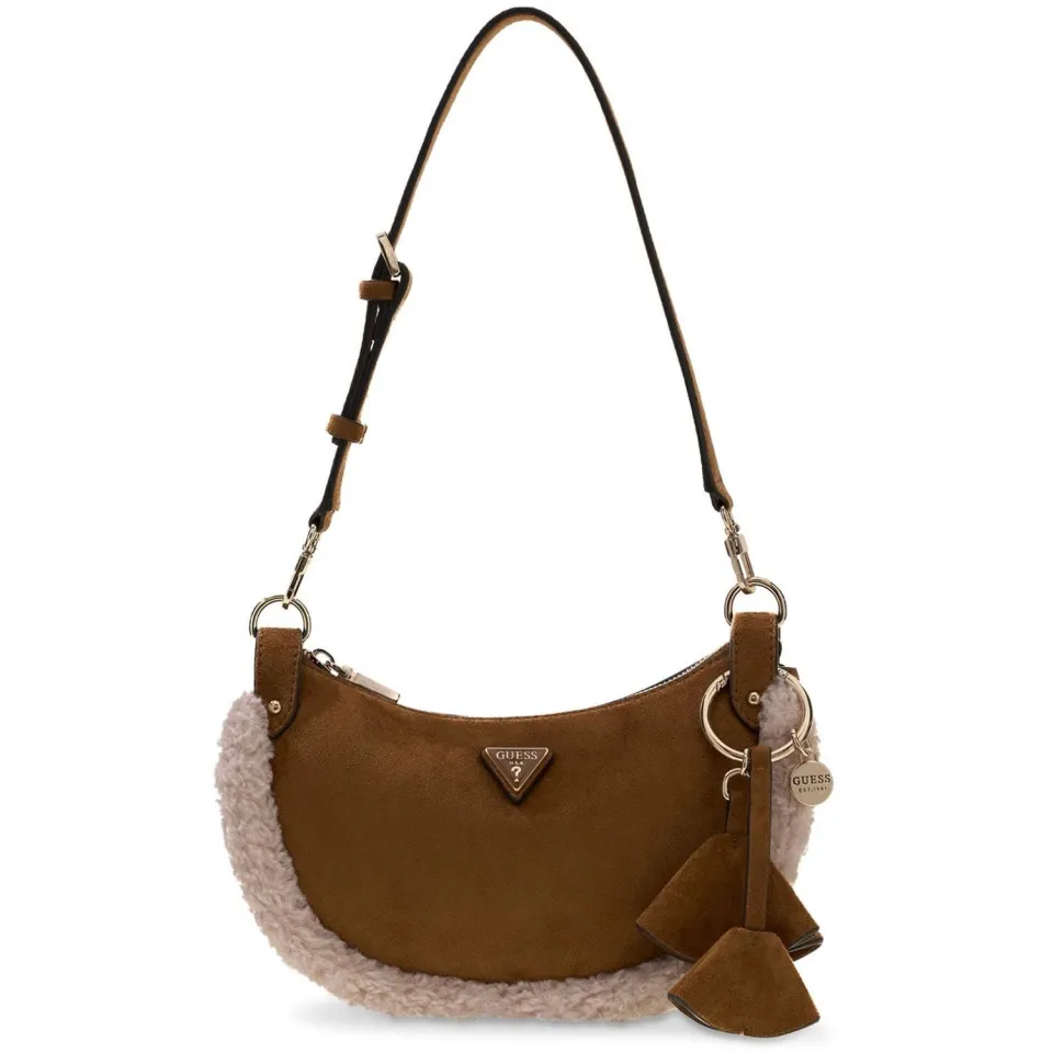 Guess Katie schoudertas cognac