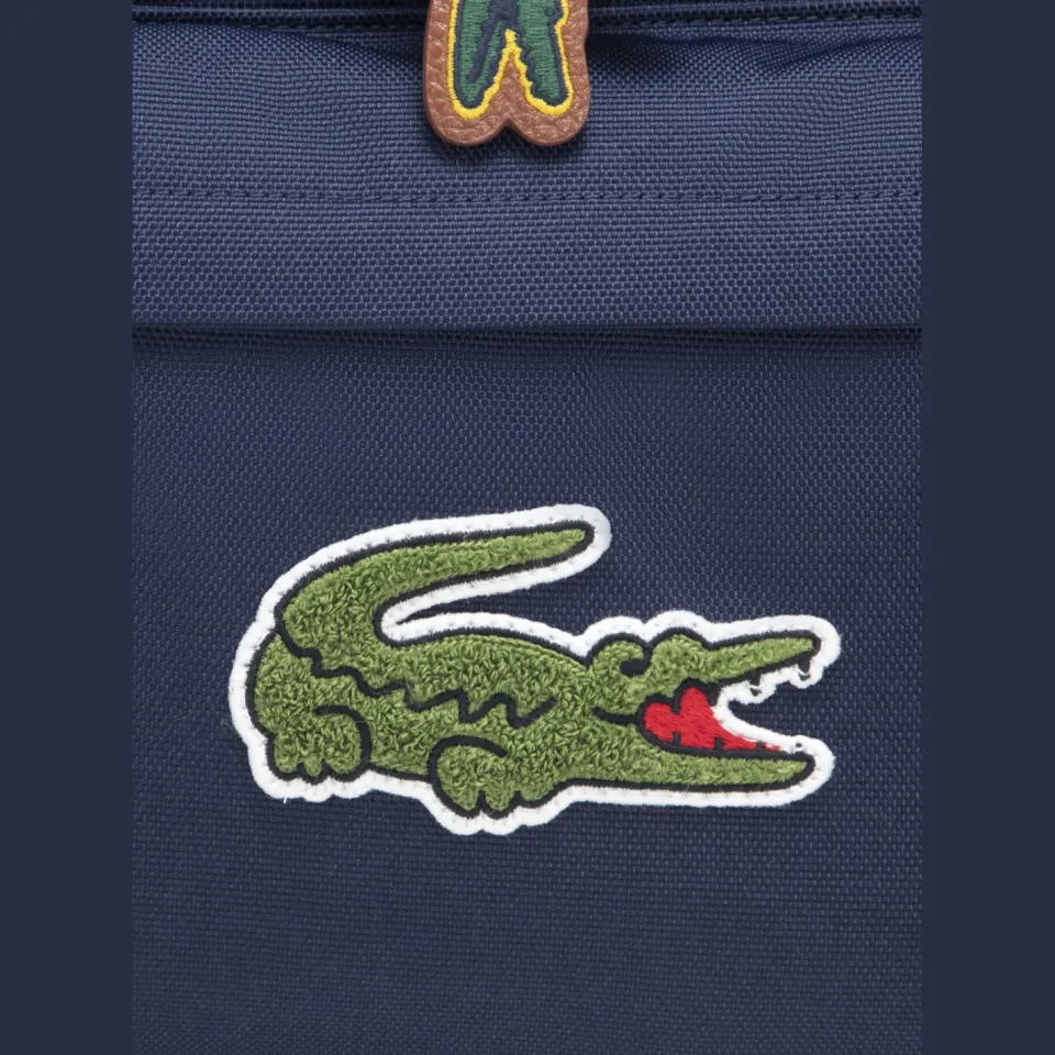 Lacoste katoenen rugzak donkerblauw, foto 6