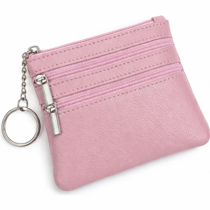 LGT JWLS mini portemonnee roze met ritsen Roze/Zilver
