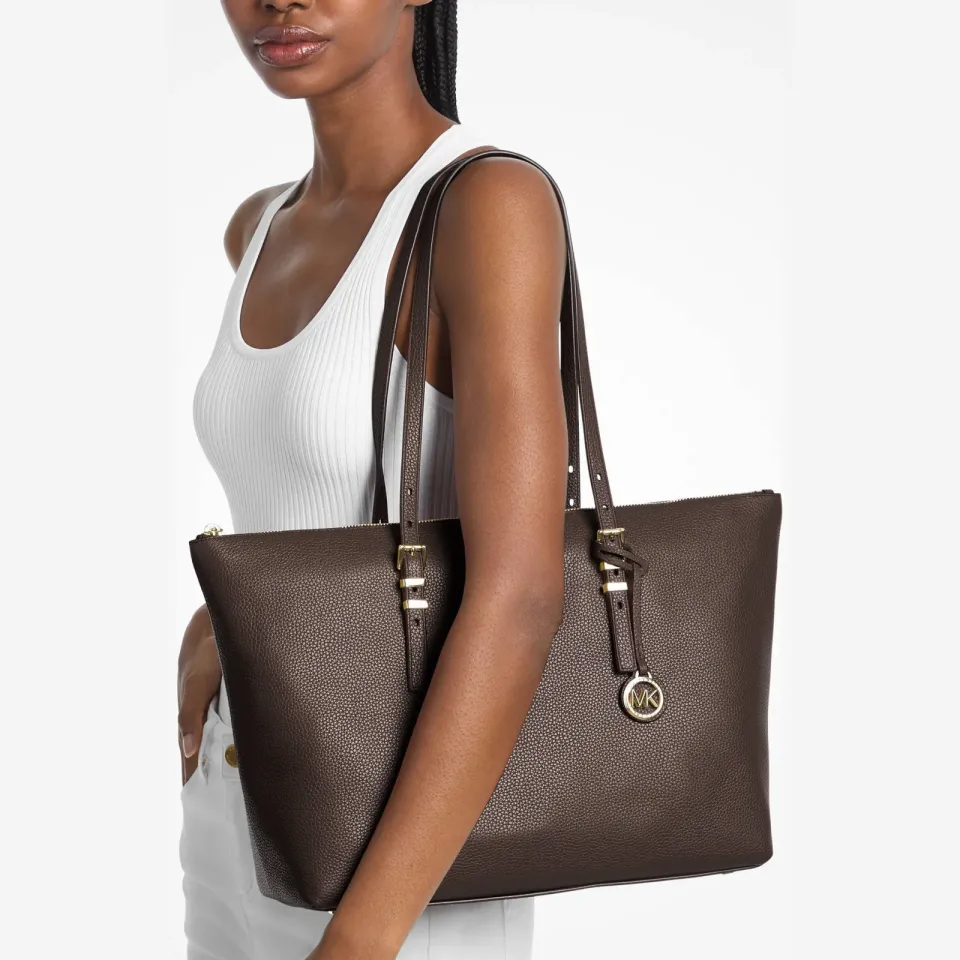 Michael Kors Quinn shopper donkerbruin, foto 4