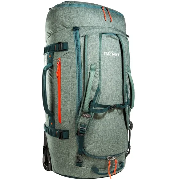 Tatonka Duffle Roller 80 trolley reistas groen