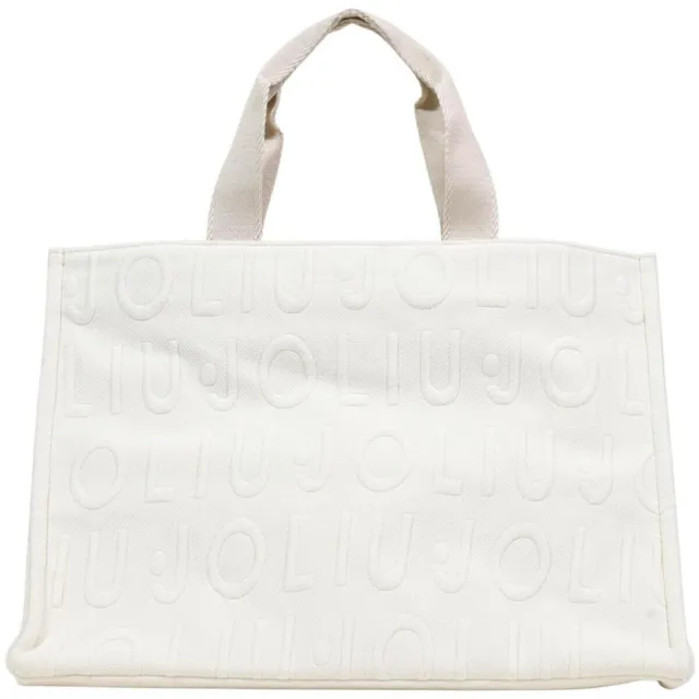 Liu Jo Logo shopper wit, foto 2