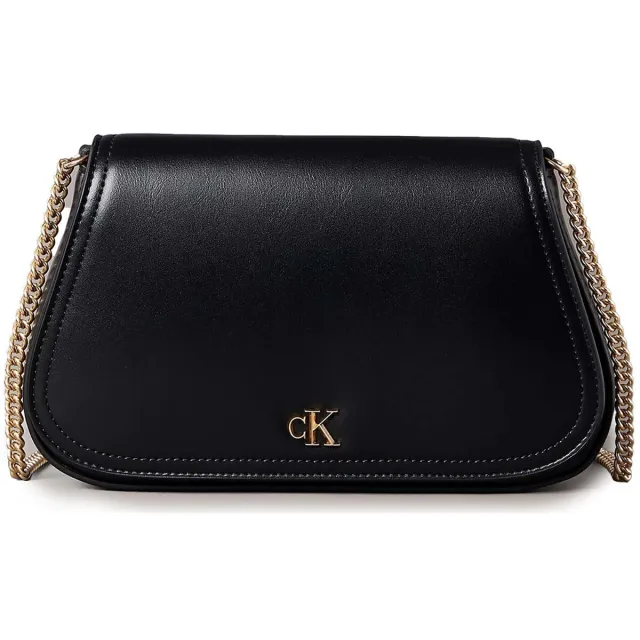 Calvin Klein Ck Curved Wallet On Chain handtas zwart