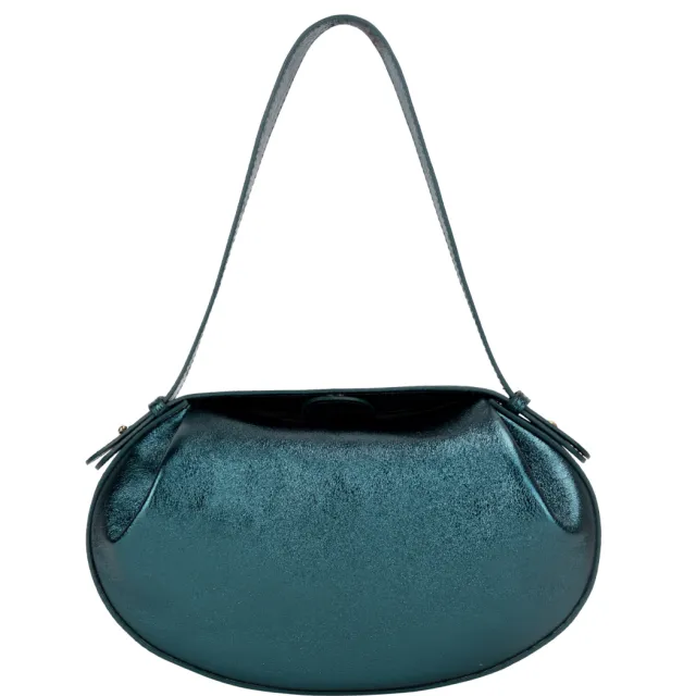 Usha handtas groen Gelamineerd mos