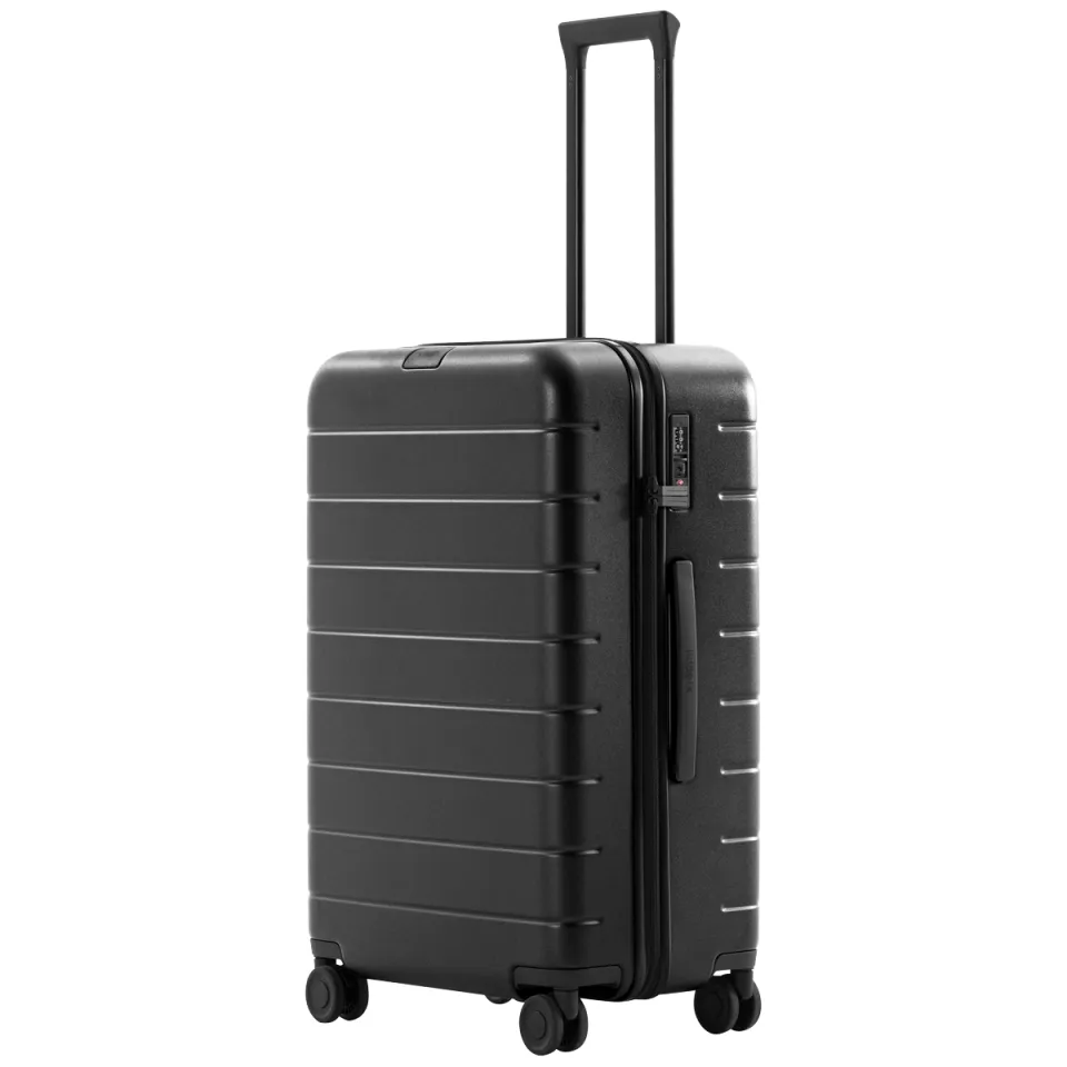 Xiaomi Luggage Classic Pro Reiskoffer 26 inch – Duurzame Polycarbonaat Harde Koffer met TSA-slot, 360° Spinner Wielen en Telescopische Trekstang – Zwat Zwart