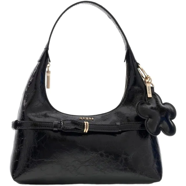 Guess Handtas Guess Taylor Mini Hobo Zwart