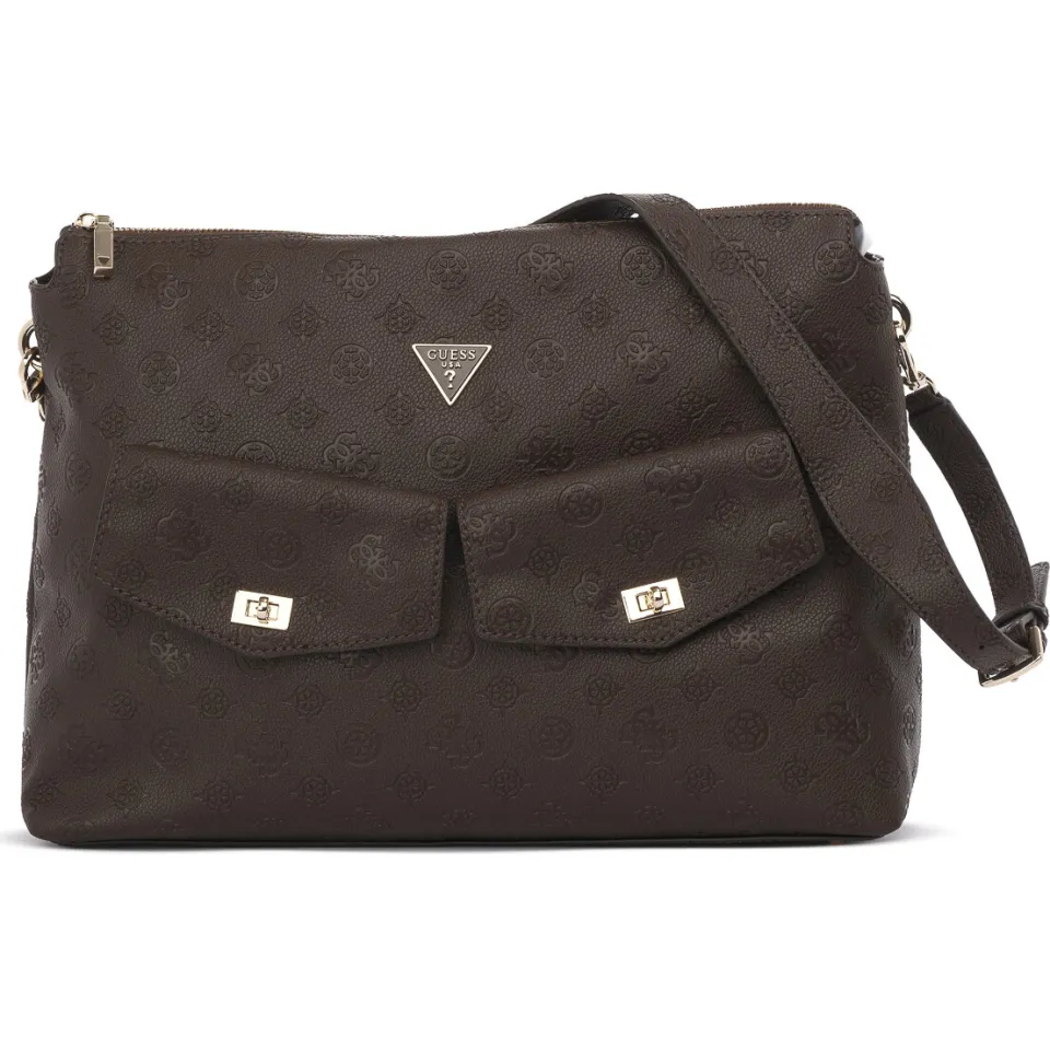 Guess Blake Hobo schoudertas bruin, foto 2