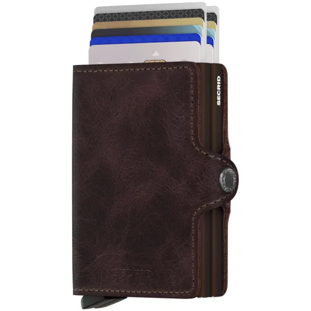 Secrid Twinwallet Vintage pasjeshouder donkerbruin