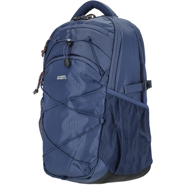 Enrico Benetti Atlas Laptoprugzak - 17 inch - Jeansblauw