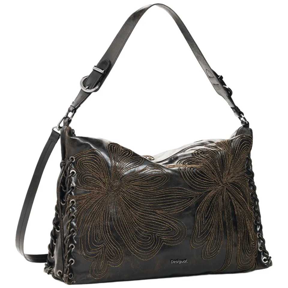 Desigual Mistral Leiria schoudertas donkerbruin bruin, foto 3