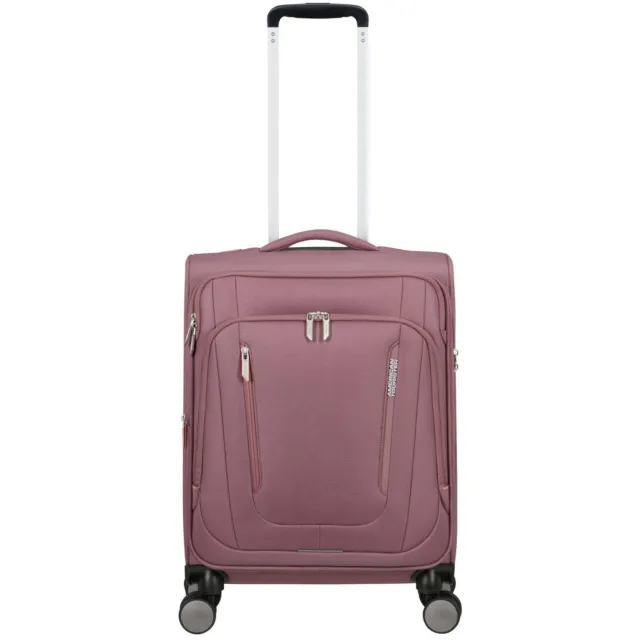 American Tourister Wanderlite handbagage trolley 55 cm mauve