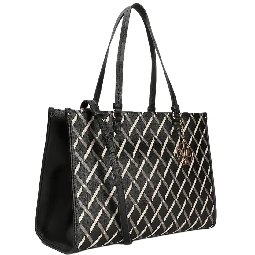 Armani Exchange dameshandtassen van saffianohout print, foto 2