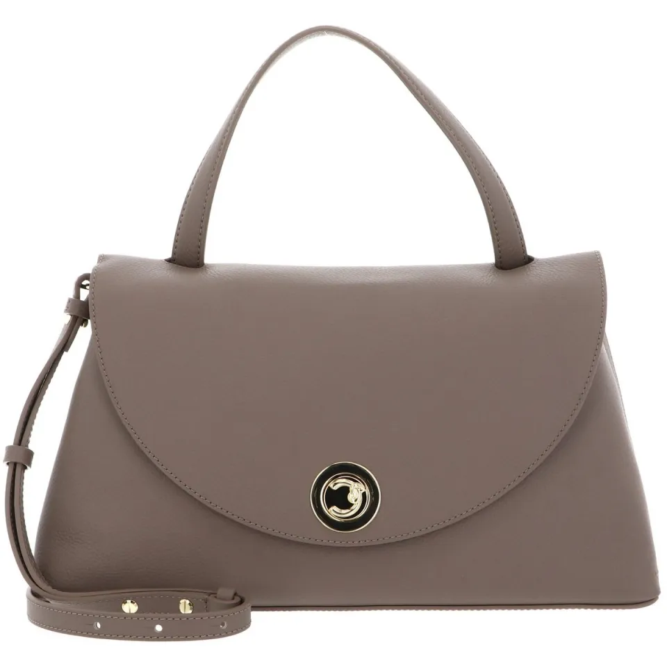 Coccinelle Top Handle Tas Warme Taupe/Rosette, foto 2