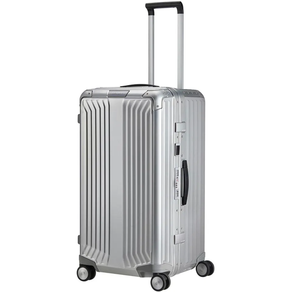 Samsonite Lite-Box Alu koffer 74 cm zilverkleurig, foto 2