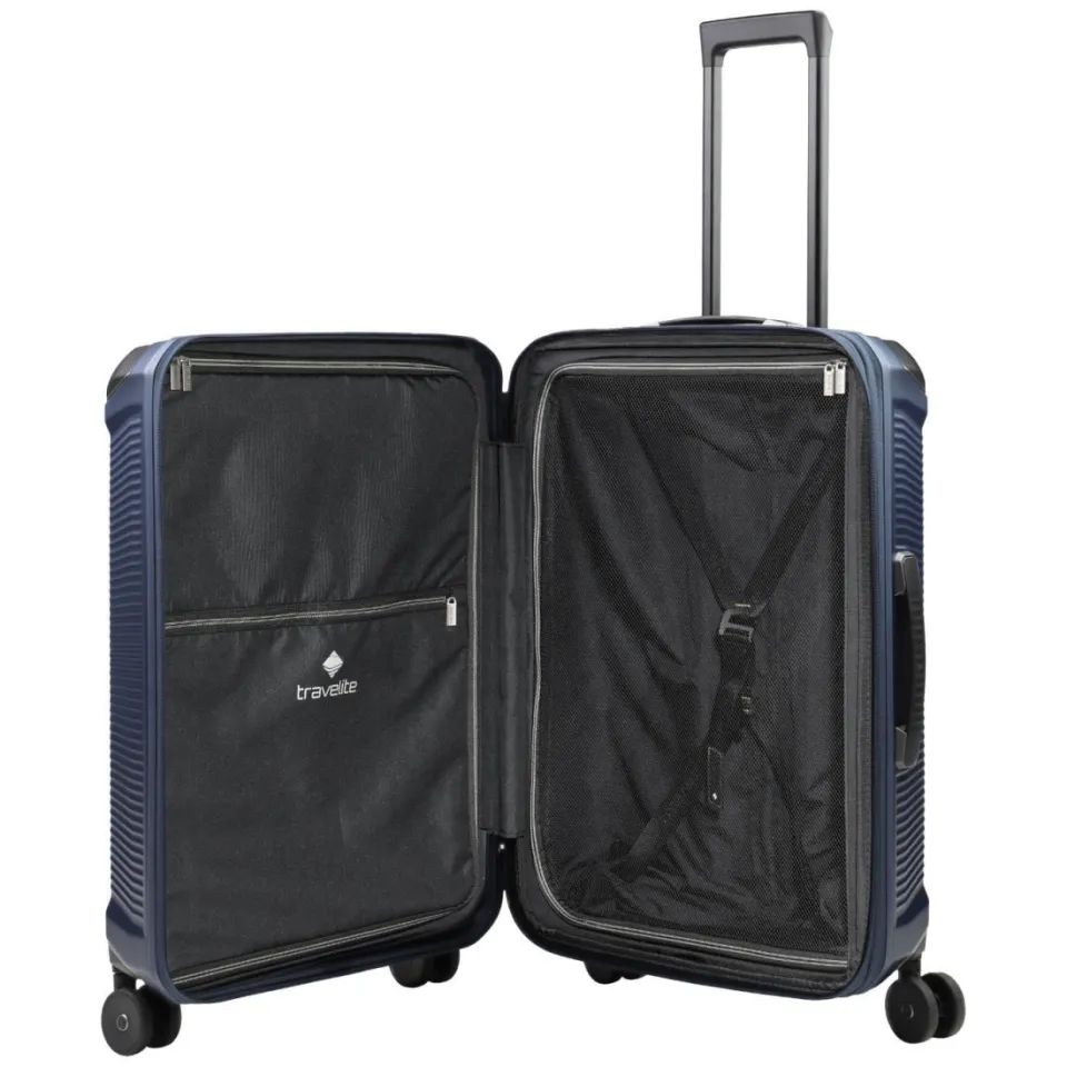 Travelite Millennium spinner koffer 67 cm donkerblauw blauw, foto 2