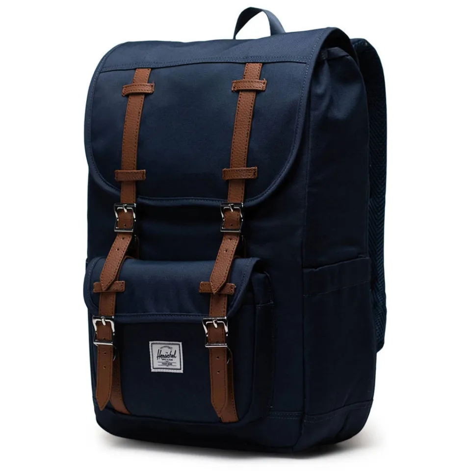 Herschel rugzak Little America Mid navy Blauw