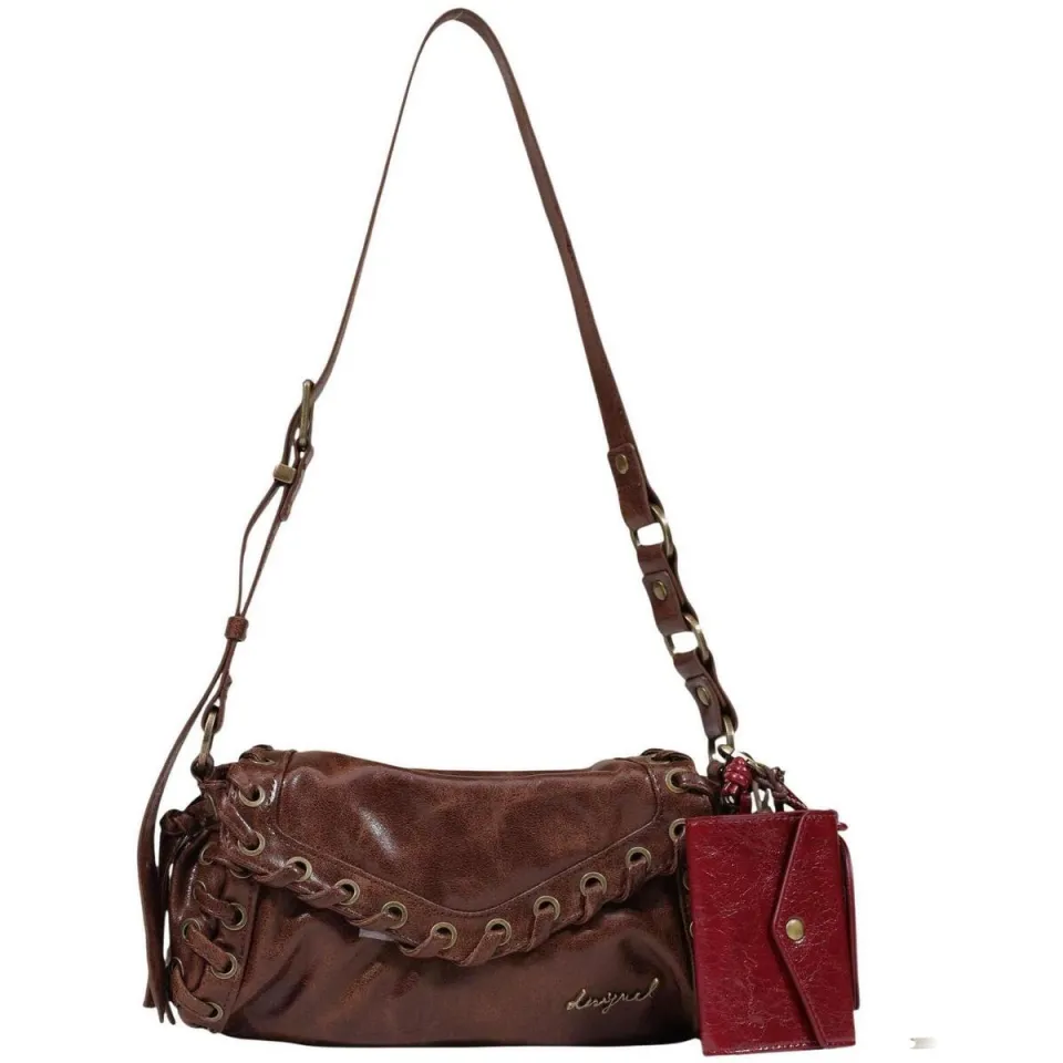 Desigual Galaxy Zarauz schoudertas bruin, foto 2