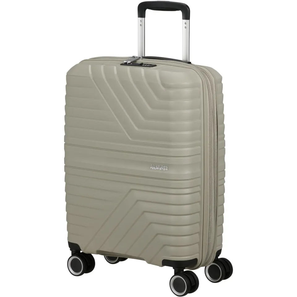 American Tourister Flytwist spinner 55 koffer zand, foto 2