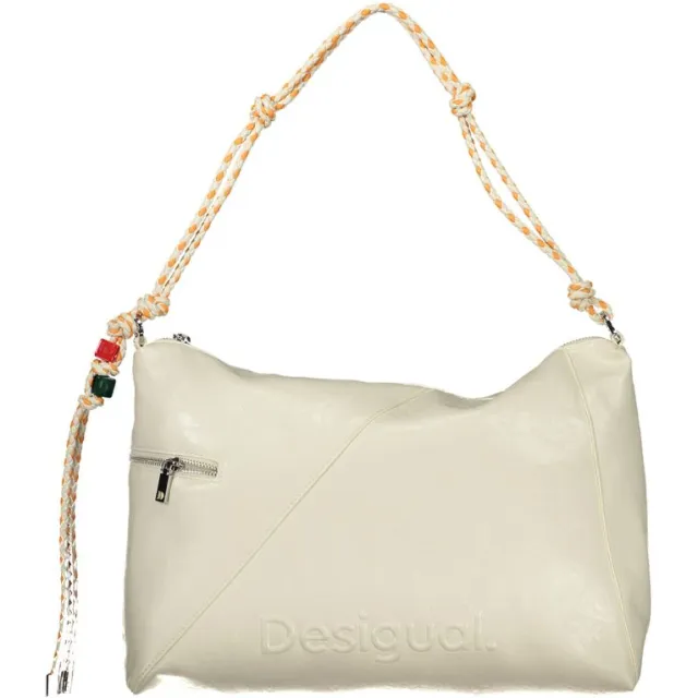 Desigual Ecru Polyurethaan Dames Handtas, foto 2