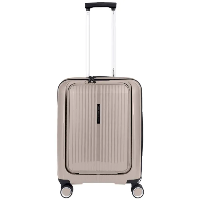 Gabol Brooklyn Cabin Trolley Front Pocket koffer beige