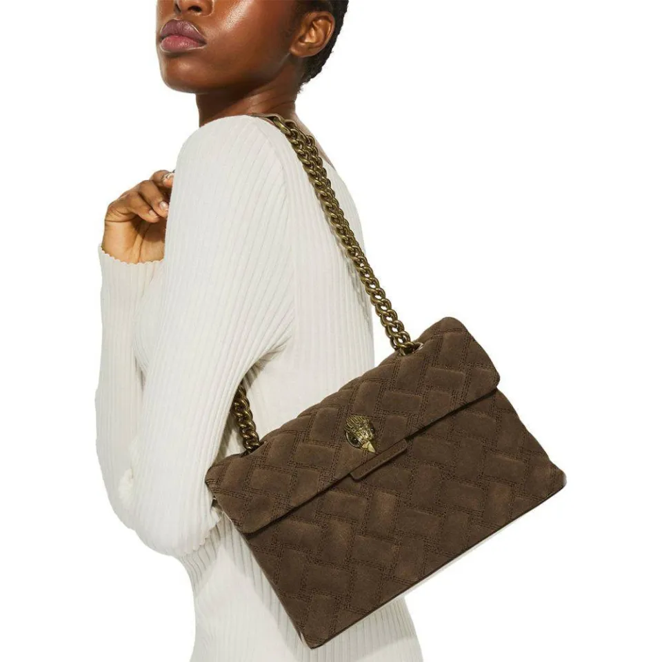 Kurt Geiger Kensington crossbody tas bruin, foto 6