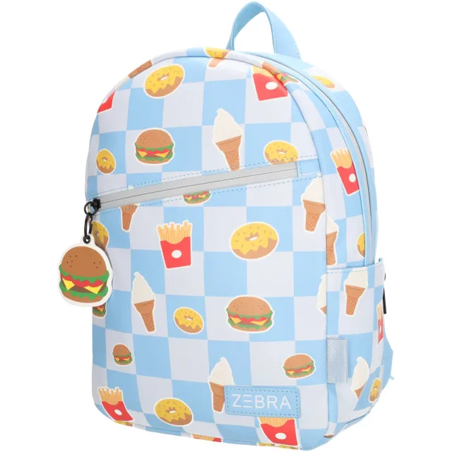 Zebra Trends Levi Rugzak - Jongens - Schooltas - Kinderrugzak - Flessenhouders - Boys - School - Rugtas - Fast food