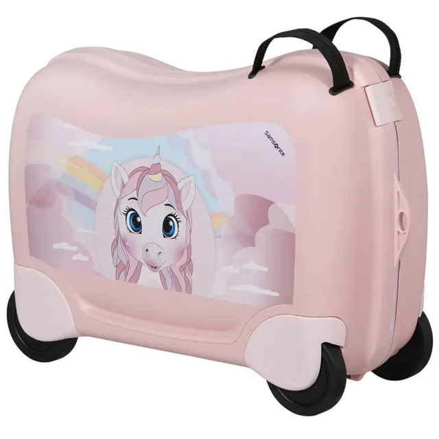 Samsonite Dream2Go Ride-On Unicorn Tess kinderkoffer lichtroze
