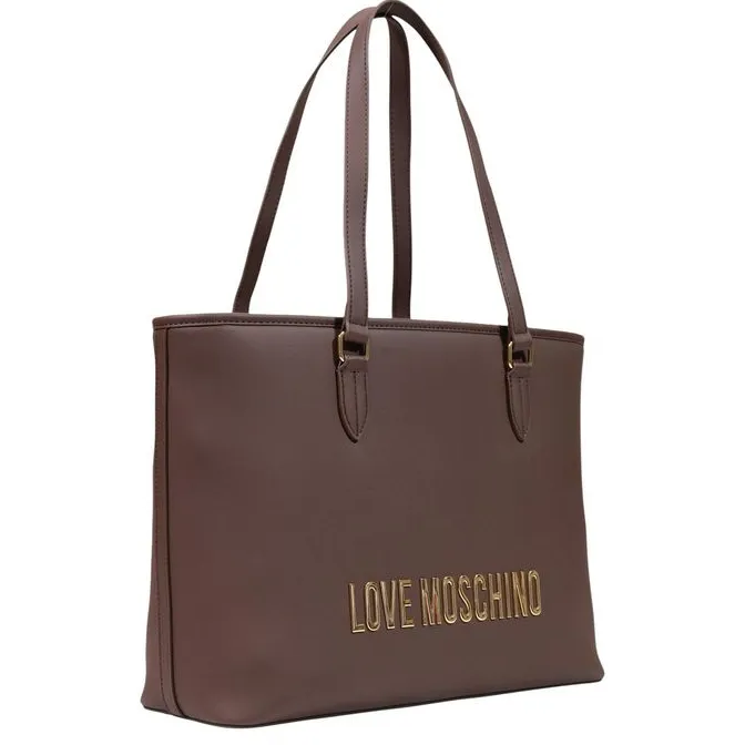 Love Moschino Bruine Polyethyleen Handtas, foto 3