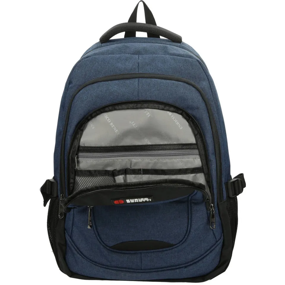 Enrico Benetti Hamburg laptoprugzak blauw Blue