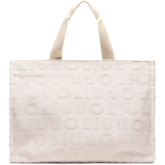 Liu Jo Tas Liu Jo L Tote Jacquard Plain Roze