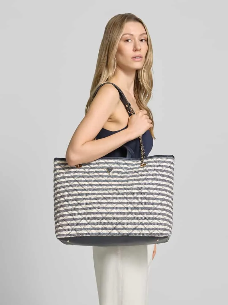 Guess Giully II shopper donkerblauw navy multi, foto 3