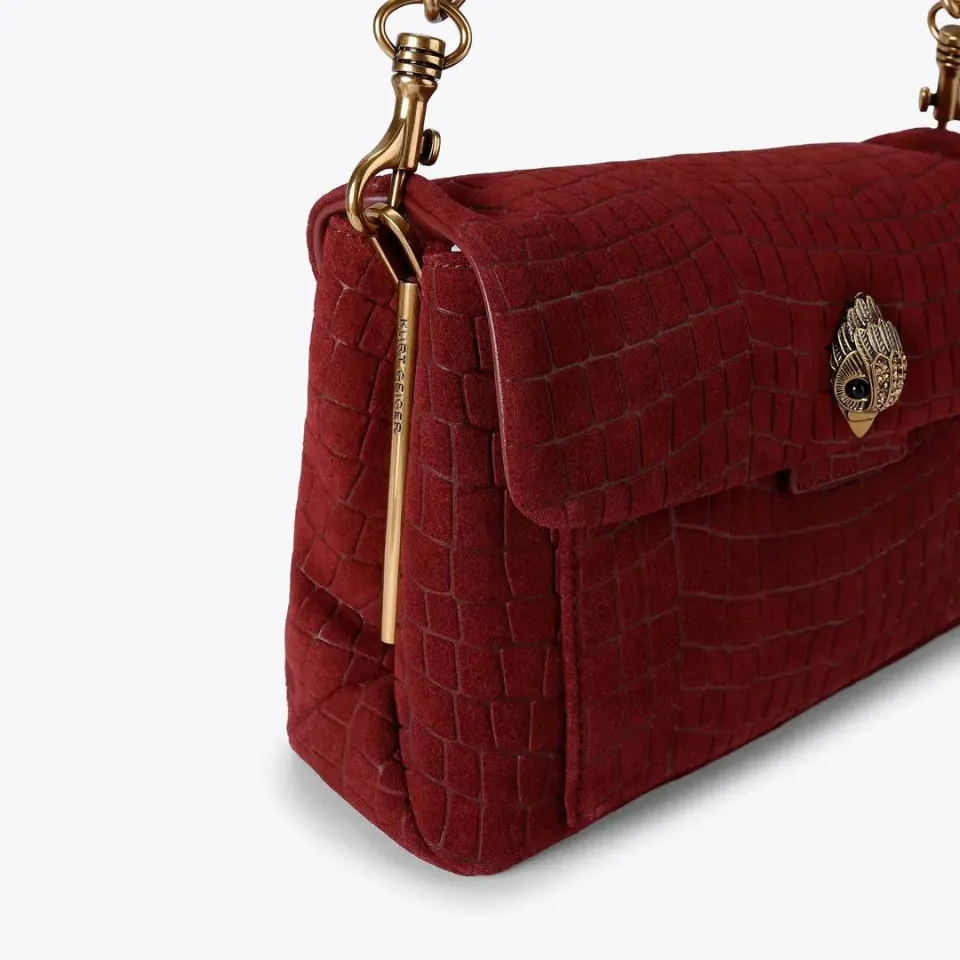 Kurt Geiger Celia schoudertas bordeauxrood, foto 4