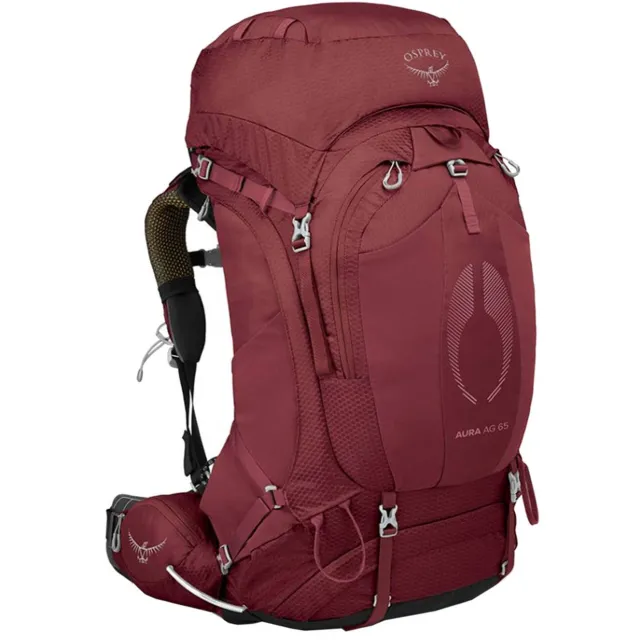 Osprey Aura AG 65 trekkingrugzak rood, foto 2